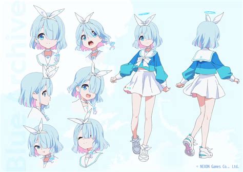 電視動畫《蔚藍檔案 The Animation》釋出製作團隊名單及彩奈、砂狼白子設定圖公開。 | 動漫