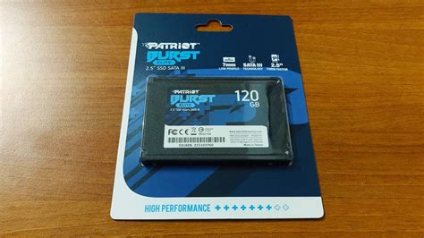 Patriot Burst Elite Gb Sata Ssd Unboxing Youtube