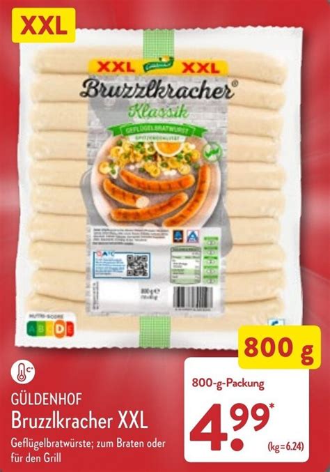 Güldenhof Bruzzlkracher XXL 800 g Packung Angebot bei Aldi Nord