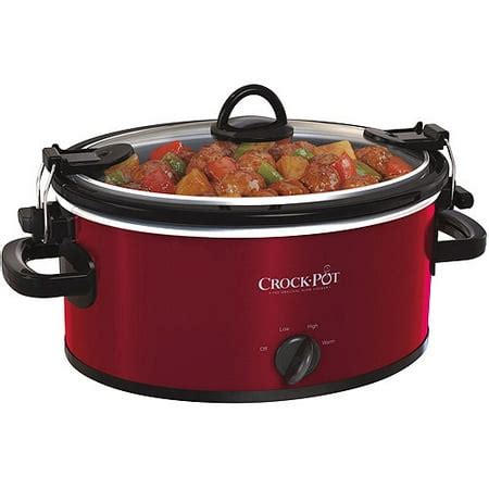 crock pot  quart cook carry slow cooker walmartcom