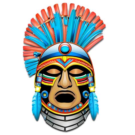 Download Aztec Warrior Helmet Design Png 06252024