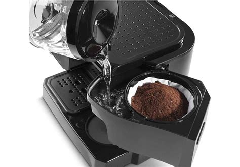 Combiné Expresso Cafetière Filtre Delonghi BCO411B Kit M