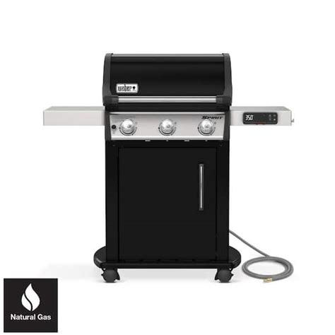 Weber Spirit Ex Burner Natural Gas Smart Grill In Black