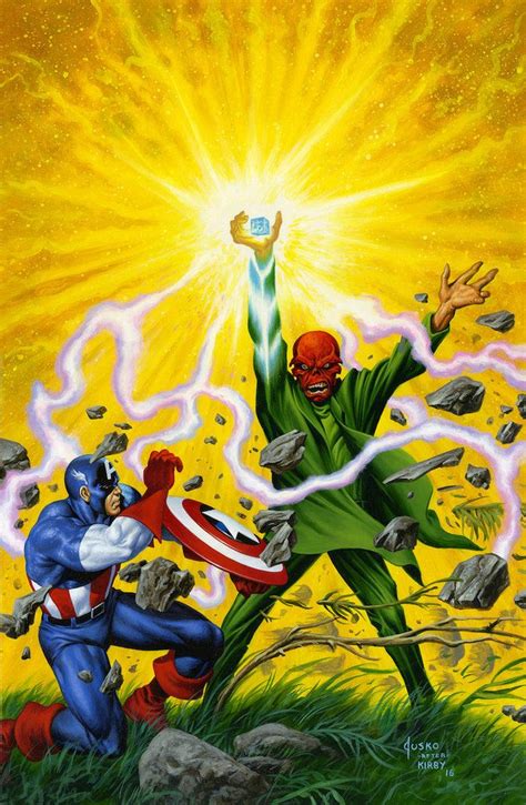 Captain America Vs Red Skull By Joe Jusko Marvel Artwork Tales Of Suspense Captain America