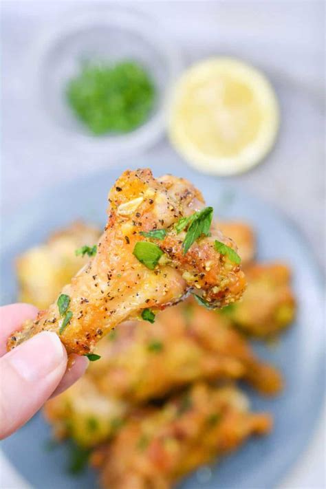 Lemon Pepper Chicken Wings | Little Bit Recipes