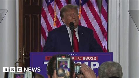 Trump Goes After Biden After Indictment In Miami