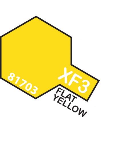 TAMIYA ACRYLIC PAINT XF 3 Flat Yellow