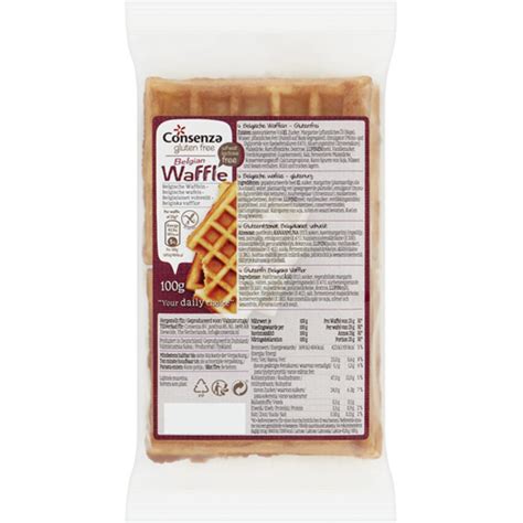 Consenza Belgische Wafels Glutenvrij 100g