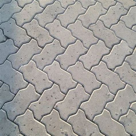 Concrete Zig Zag Paver Block Thickness Mm At Piece In Bakshi