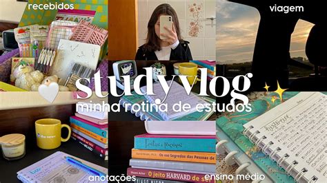 Study Vlog Minha Rotina Anota Es Recebidos Youtube