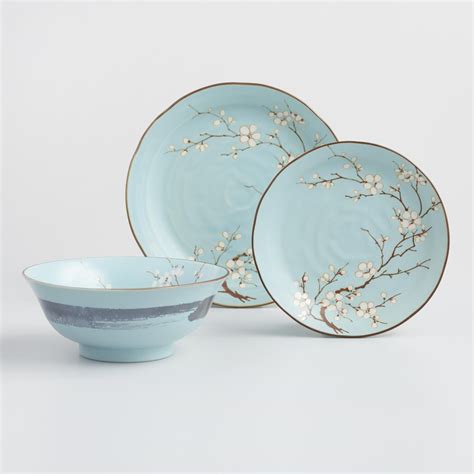 Powder Blue Porcelain Sakura Dinnerwear Collection World Market