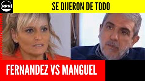 Se Dijeron De Todo Tenso Cruce Entre An Bal Fern Ndez Y Romina Mangual