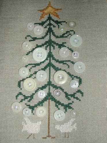 The Button Tree Christmas Cross Stitch Button Tree Christmas Wreaths