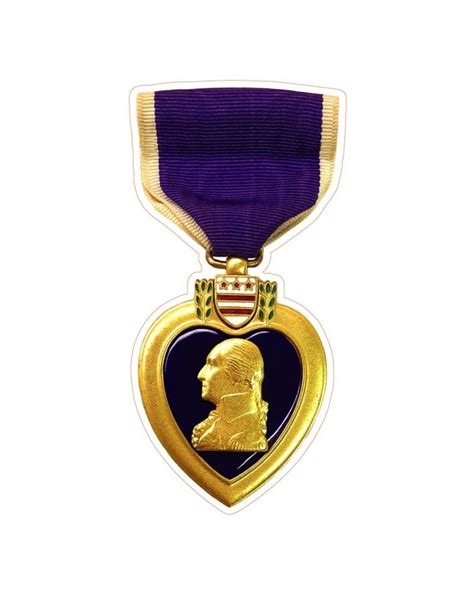 Magnet And Sticker Purple Heart Medal Ggs Global Graphic Solutions