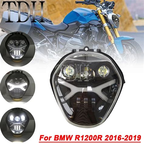 For Bmw R1200r R1250r Motorcycle Led Headlight Assembly Kit Drl Lights