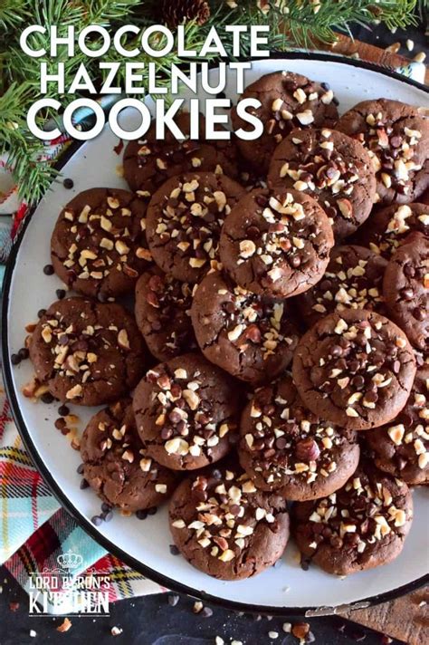 Decadent Chocolate Hazelnut Cookies With A Nutella Twist