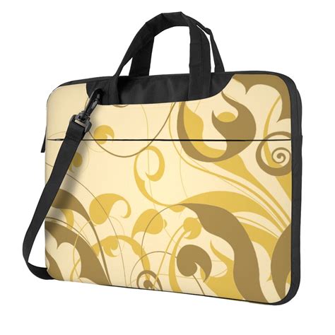 Summer Yellow Flowers Laptop Bag 14 Inch Laptop Or Tablet Business Casual Laptop Bag