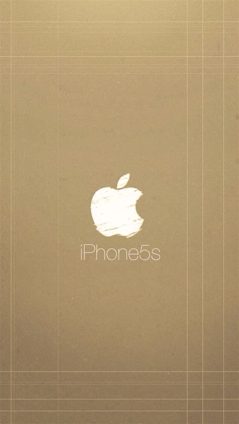 Gold Apple Logo Wallpaper