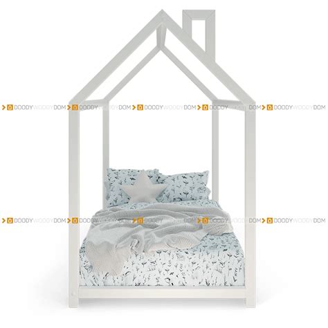 Напольная кровать дом на ногах 5см