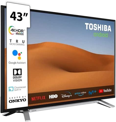 Toshiba TV 43UA2B63DG 4K HDR Smart TV Android De 43 Ultra HD 3840 X