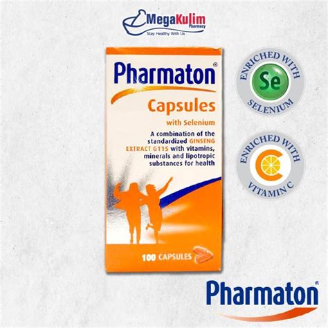 Pharmaton Capsules With Selenium 100 Cap Lazada