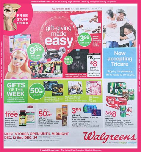 HOT Walgreens Ad Preview Week 12 11 12 17