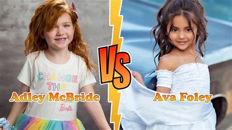 Adley Mcbride Vs Ava Foley Transformation From Baby To Now Youtube