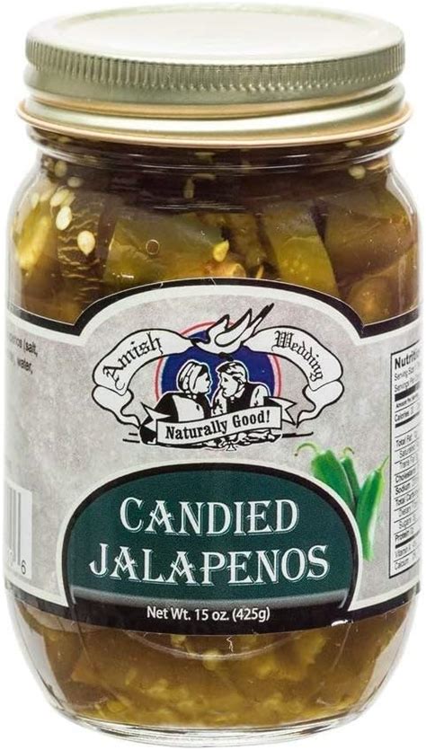 Amish Wedding Candied Jalapenos 15oz Grocery And Gourmet Food