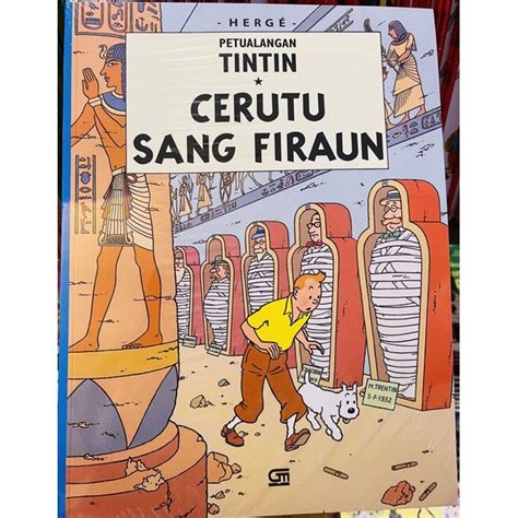 Jual Buku Komik Petualangan Tintin Cerutu Sang Firaun Shopee Indonesia