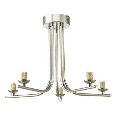 cradle  light semi flush fixture  chrome ceiling lights