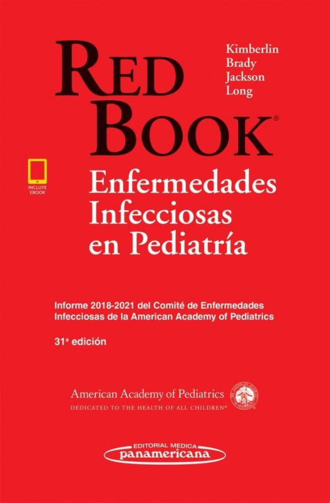 AAP Red Book Enfermedades Infecciosas en Pediatría 31 Ed 2019