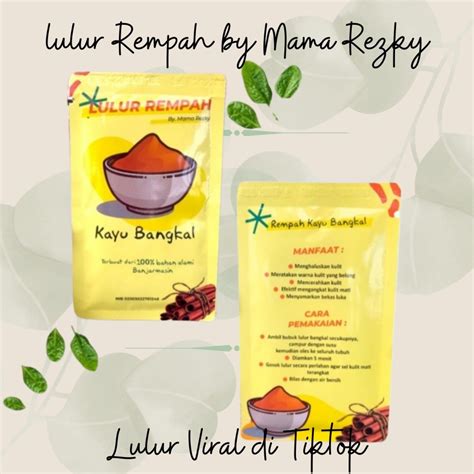 Jual Lulur Rempah Viral Lulur Rempah Kayu Bangkal Asli Original