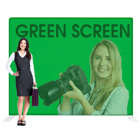 10ft wide Green Screen Photography Backdrops - Chroma Key Green