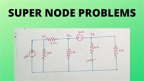 Super Node Analysis And Problems🔌💡🔌💡 Circuit Theory🔌💡🔌💡 Eee Gate🔌💡🔌💡