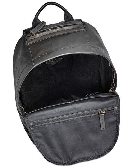 Lyst - Fossil Estate Leather Backpack in Black for Men