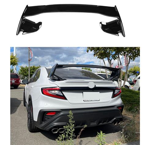 For 2022 2023 Subaru Wrx Gloss Black Rear Trunk Spoiler Wing Superautousa