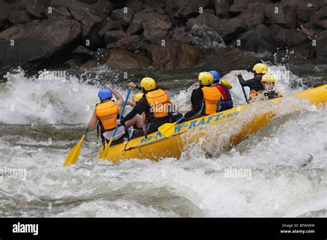 White Water Rafting On New River IWest Virginia National Watersport USA