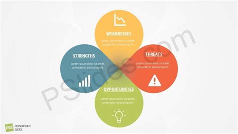 Free SWOT Analysis PowerPoint Diagram Check more at https://pslides.com ...