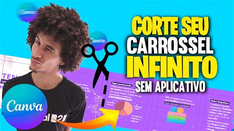 Carrossel infinito no canva Como cortar grátis no pc YouTube