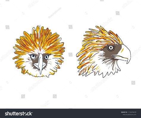 Philippine Eagle Vector Icon Animal Stock Vector (Royalty Free ...