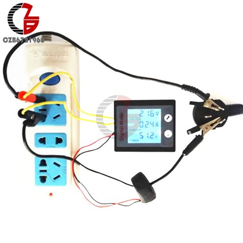 100a Ac 110v 220v Lcd Digital Voltmeter Ammeter Current Power Voltage