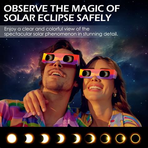 Mua UCQKLI 6 PCS Solar Eclipse Glasses 2024 CE ISO 12312 2 Certified