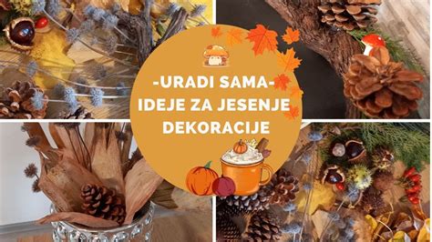 Ideje Za Jesenje Dekoracije Uradi Sama DIY YouTube