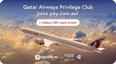 Qatar Airways Privilege Club Joins Pay Au Pay Au