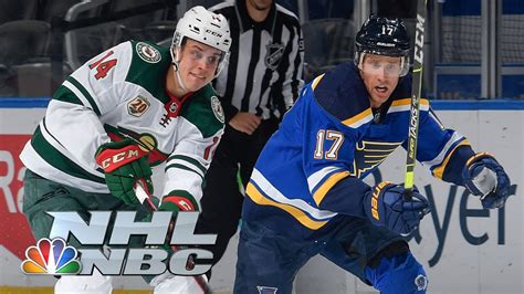 Minnesota Wild Vs St Louis Blues Extended Highlights