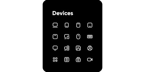 Devices Icons Figma