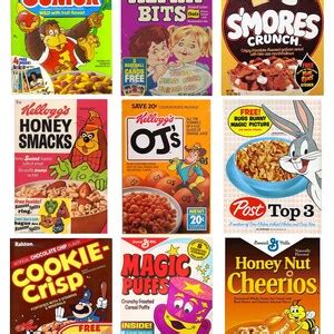 Vintage Cereal Box Collage Clip Art Sheet Vol.2 INSTANT DOWNLOAD for All Your Collage ...