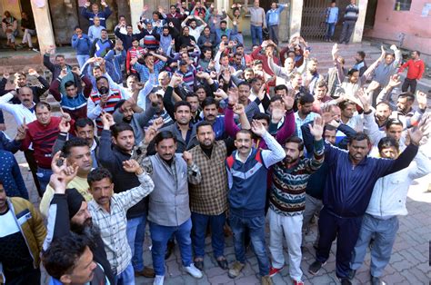 PHE United Front Extends Strike For Next 72 Hours Jammu Kashmir