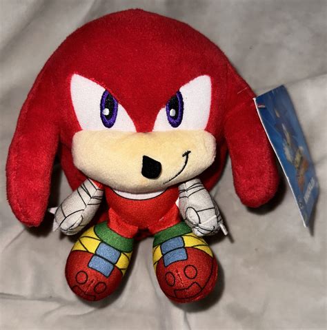 Mavin | Sonic Boom 6” Big Head KNUCKLES Plush TOMY ~ Sonic The Hedgehog