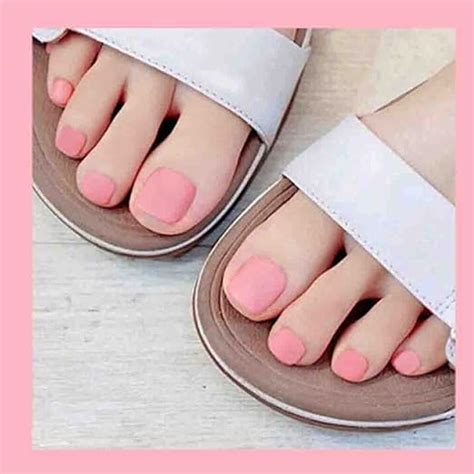 Amazon Outyua Solid Square Fake Toenails Matte Press On Toe Nails